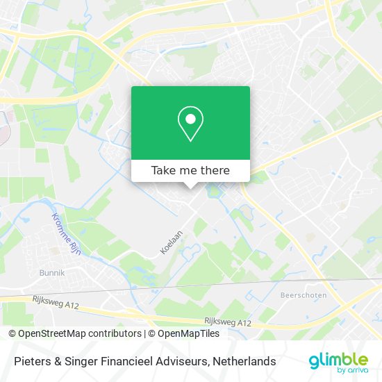 Pieters & Singer Financieel Adviseurs map