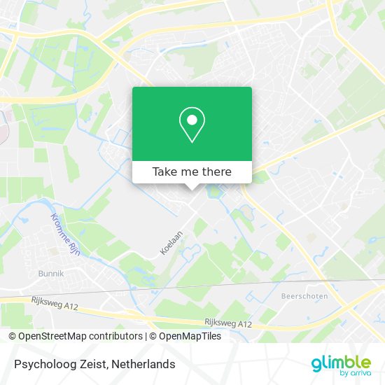 Psycholoog Zeist map