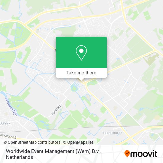 Worldwide Event Management (Wem) B.v. map