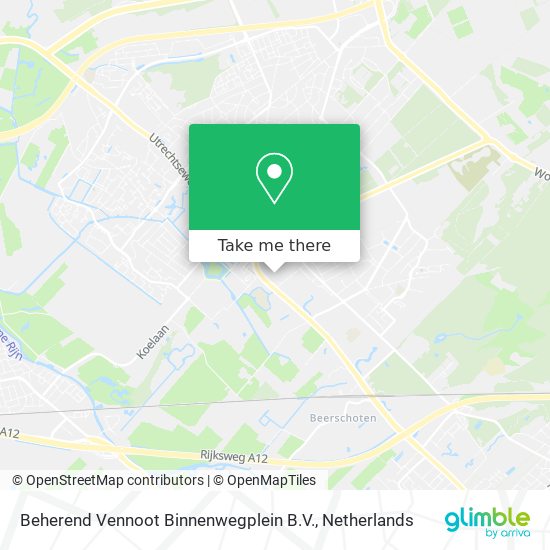 Beherend Vennoot Binnenwegplein B.V. Karte