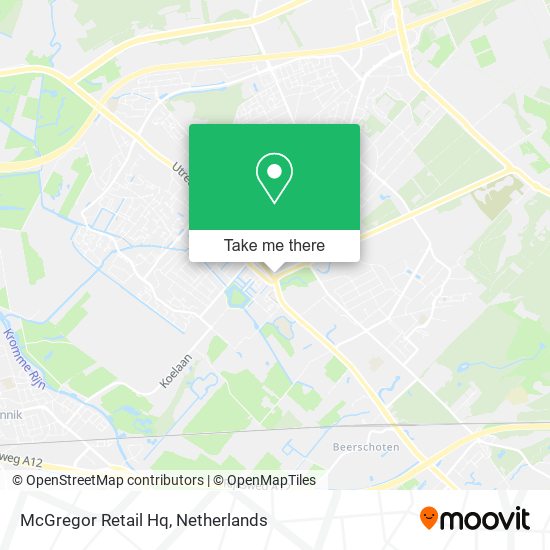 McGregor Retail Hq map