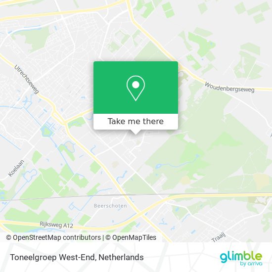 Toneelgroep West-End Karte