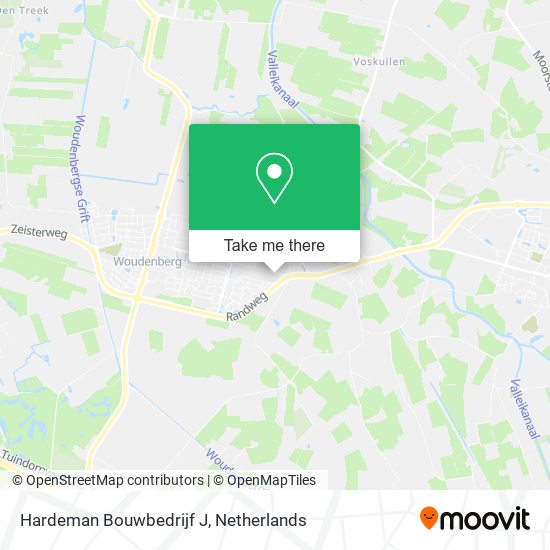 Hardeman Bouwbedrijf J map