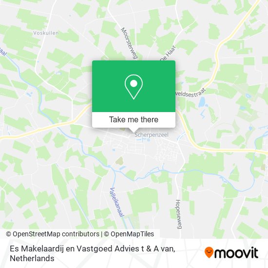 Es Makelaardij en Vastgoed Advies t & A van map