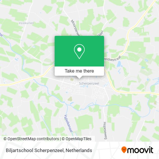 Biljartschool Scherpenzeel map