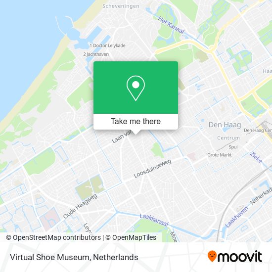 Virtual Shoe Museum map