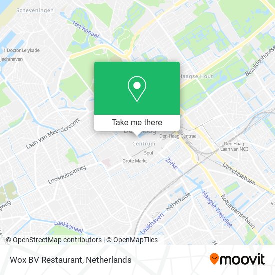 Wox BV Restaurant map