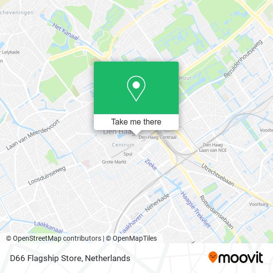 D66 Flagship Store map