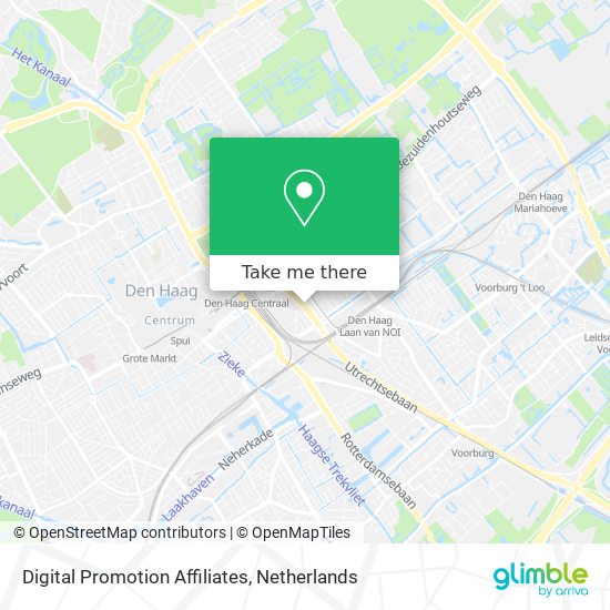 Digital Promotion Affiliates map