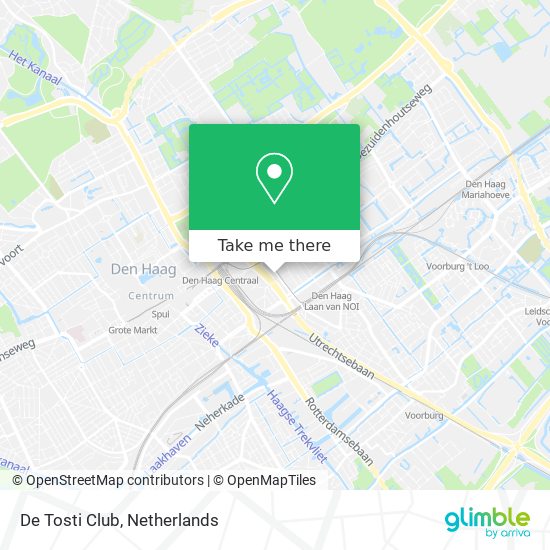 De Tosti Club map