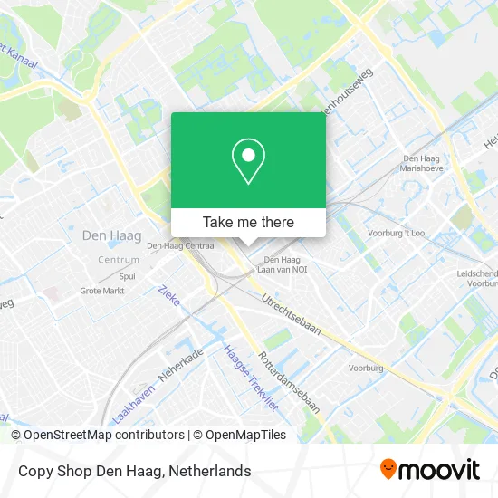 Copy Shop Den Haag map