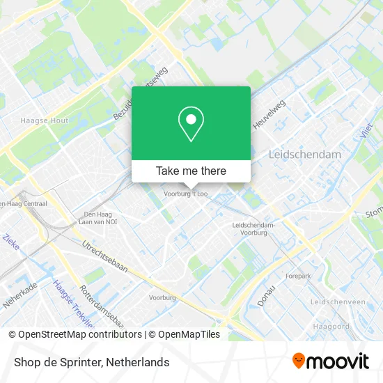 Shop de Sprinter map