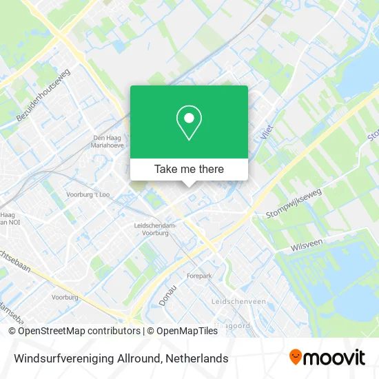 Windsurfvereniging Allround map