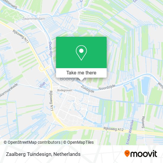 Zaalberg Tuindesign map