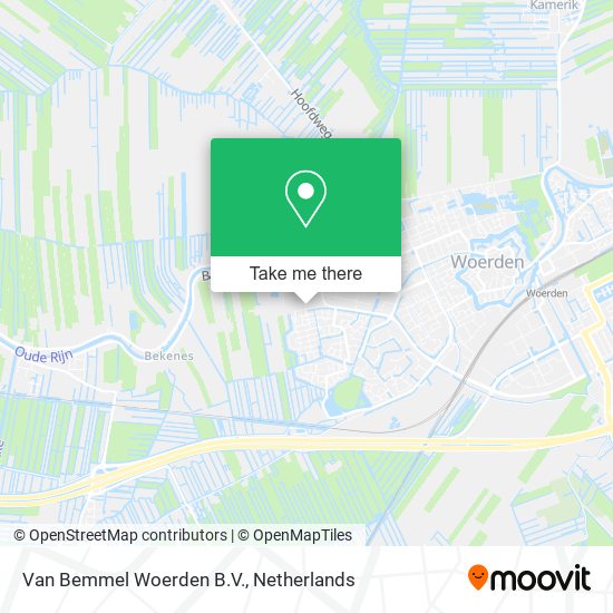 Van Bemmel Woerden B.V. map
