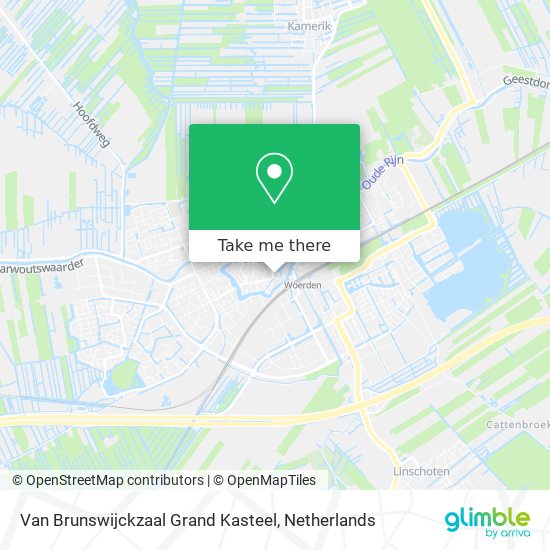 Van Brunswijckzaal Grand Kasteel Karte