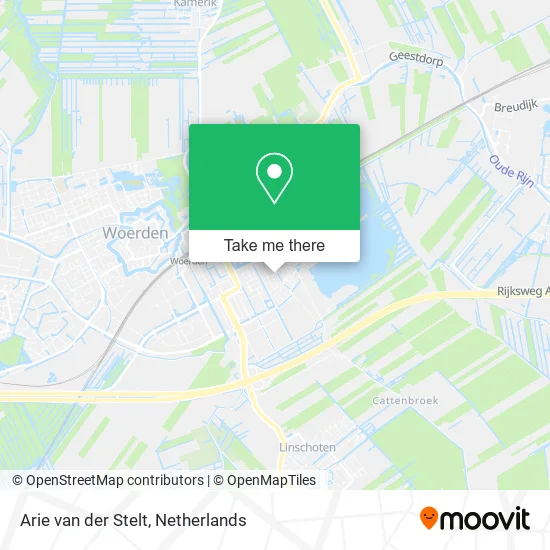 Arie van der Stelt map