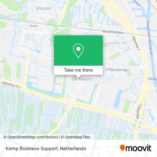 Kemp Business Support map