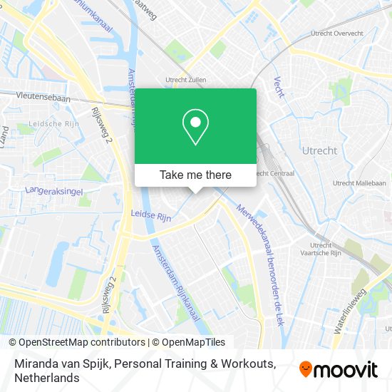 Miranda van Spijk, Personal Training & Workouts map