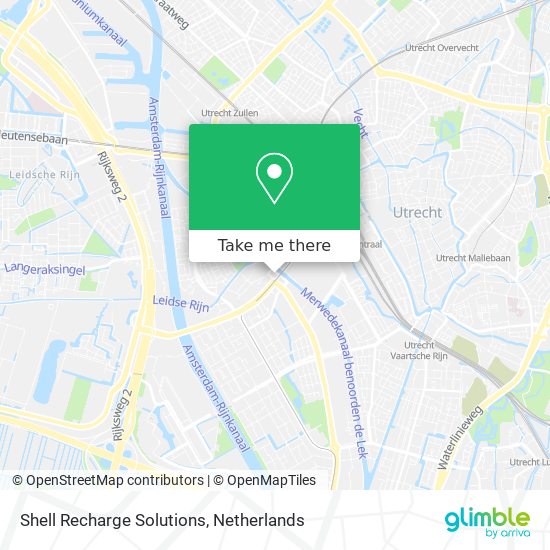 Shell Recharge Solutions map