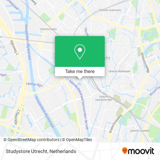 Studystore Utrecht map