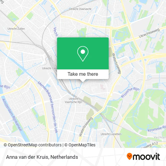 Anna van der Kruis map