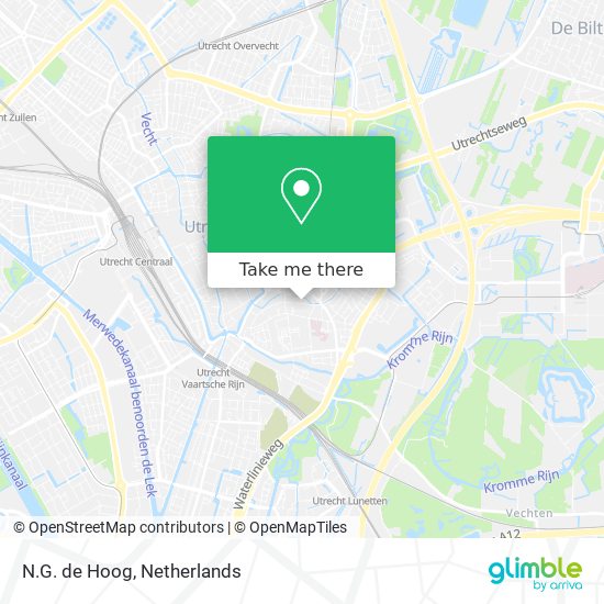 N.G. de Hoog map