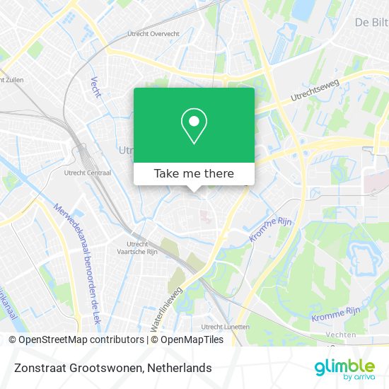 Zonstraat Grootswonen map