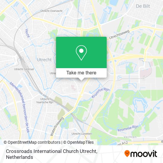 Crossroads International Church Utrecht map