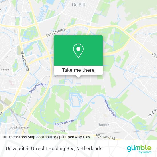 Universiteit Utrecht Holding B.V. map