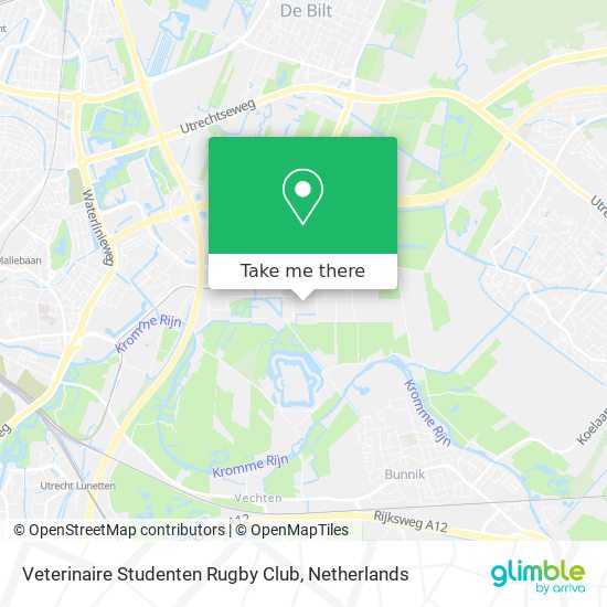 Veterinaire Studenten Rugby Club Karte
