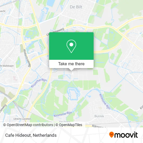 Cafe Hideout map