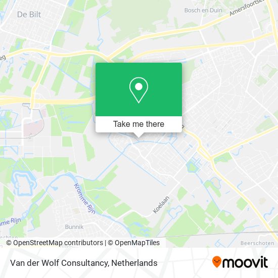 Van der Wolf Consultancy map