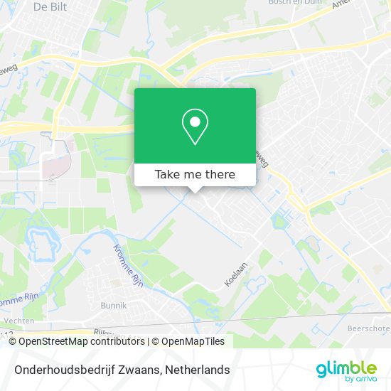 Onderhoudsbedrijf Zwaans Karte