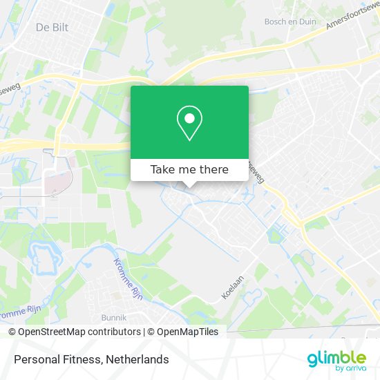 Personal Fitness map