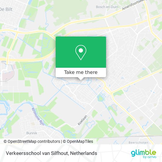 Verkeersschool van Silfhout Karte