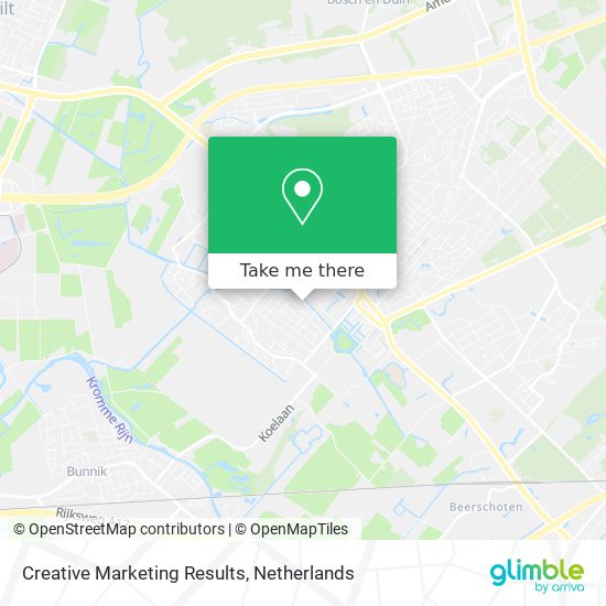 Creative Marketing Results map