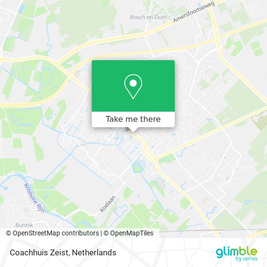 Coachhuis Zeist map