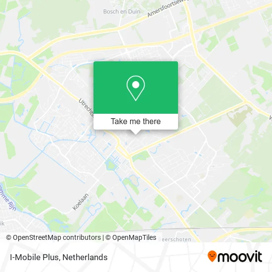 I-Mobile Plus map