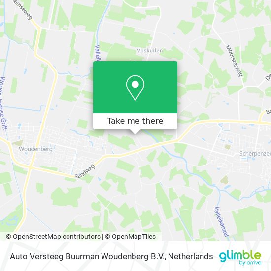 Auto Versteeg Buurman Woudenberg B.V. map