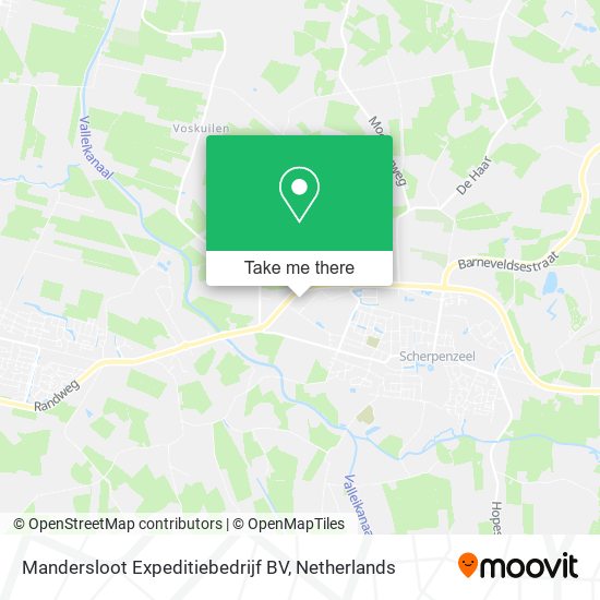 Mandersloot Expeditiebedrijf BV map