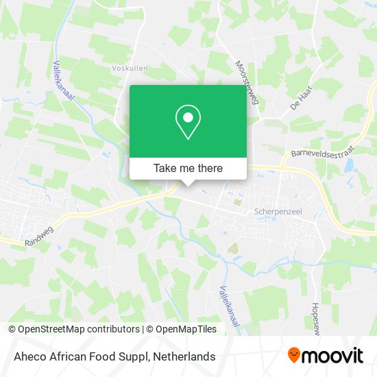 Aheco African Food Suppl map