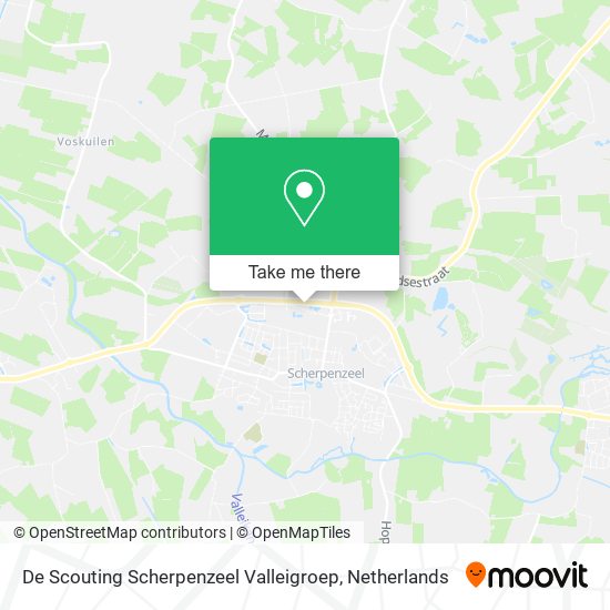 De Scouting Scherpenzeel Valleigroep map