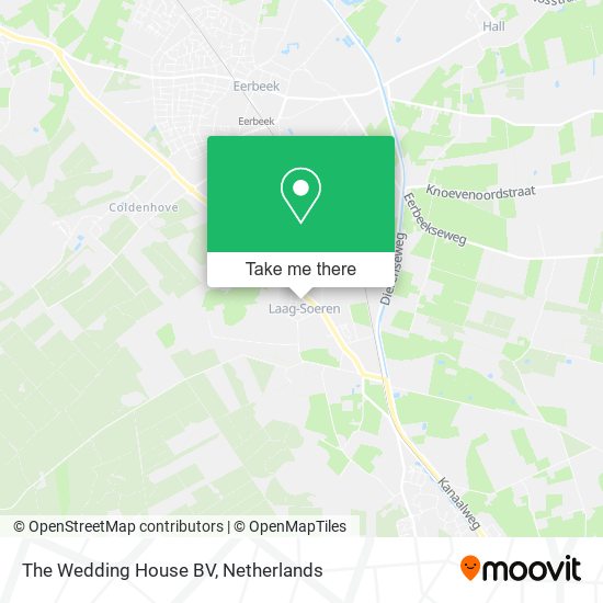 The Wedding House BV map