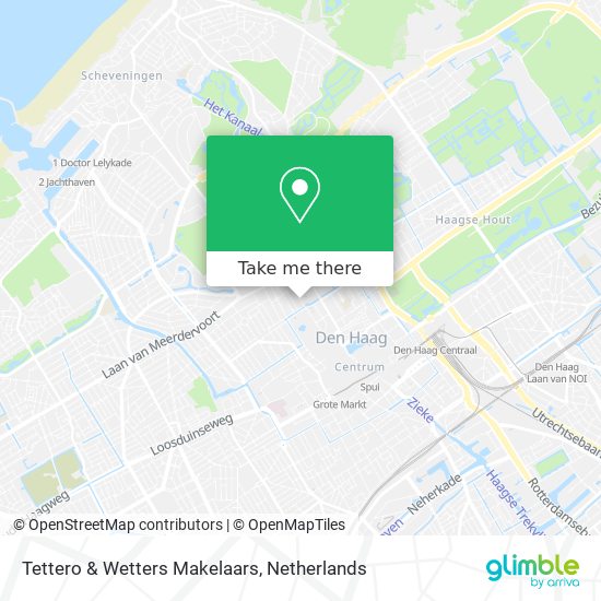 Tettero & Wetters Makelaars map