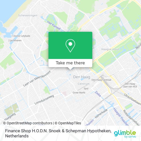Finance Shop H.O.D.N. Snoek & Schepman Hypotheken map