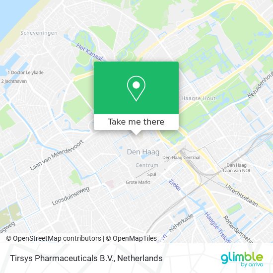 Tirsys Pharmaceuticals B.V. map