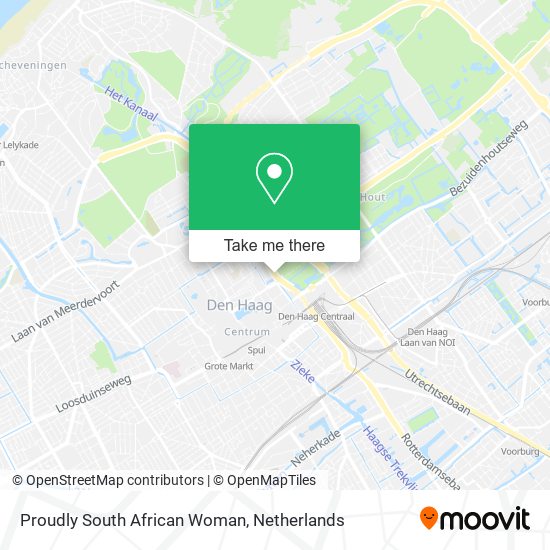 Proudly South African Woman map