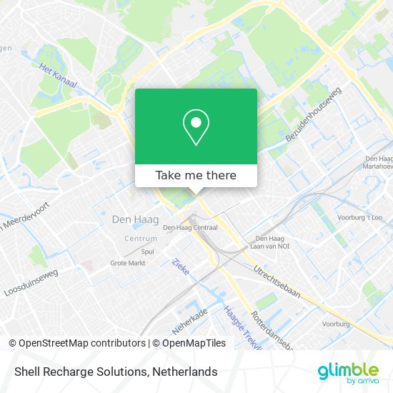 Shell Recharge Solutions map