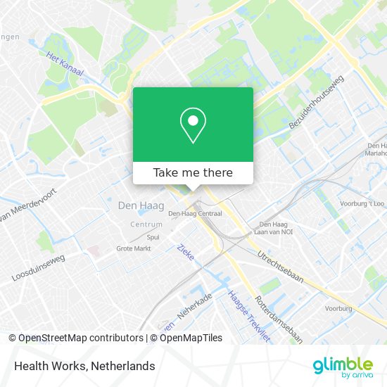 Health Works map